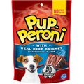 Pup-Peroni Real Beef Brisket Hickory Smoke Flavor Dog Treats, 5.6-oz bag, case of 8