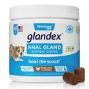 Vetnique Labs Glandex Anal Gland & Probiotic Pork Flavored Pumpkin Fiber & Digestive Boot the Scoot Soft Chew Dog Supplement, 60 count