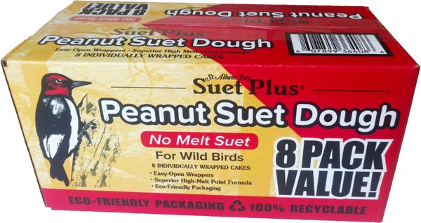 St. Albans Bay Suet Plus Peanut Suet Dough Wild Bird Food, case of 8 slide 1 of 1