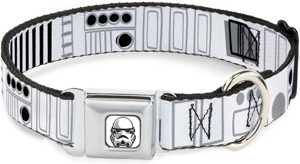 Buckle-Down Star Wars Stormtroopers Utility Belt2 Polyester Seatbelt Buckle Dog Collar, Small: 9 to 15-in neck, 1-in wide slide 1 of 9