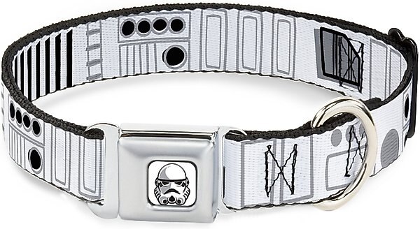 Buckle-Down Star Wars Stormtroopers Dog Collar, Wide Large: 18 to 32-in neck, 1.5-in wide slide 1 of 9