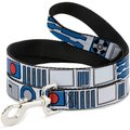 Buckle-Down Star Wars R2-D2 Polyester Dog Leash, 6-ft long, 1-in wide
