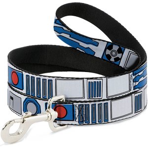 Buckle-Down Star Wars R2-D2 Polyester Dog Leash, 6-ft long, 1-in wide