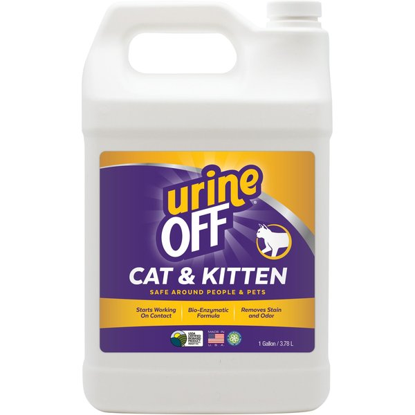 Aunt Fannie's All Purpose Cat Cleaning Vinegar for Cat Odors & Messes,  Multipurpose Surface Spray for Cat & Kitten Homes, Bright Lemon Scent, 16.9  Fl