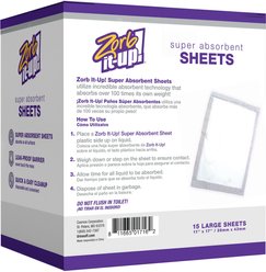 Zorb-It-Up! Super Absorbing Sheets for Cleaning Liquids, 15 count slide 2 of 8