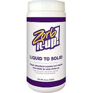 Zorb-It-Up! Liquid to Solid Absorbent Dog & Cat Powder, 8-oz bottle