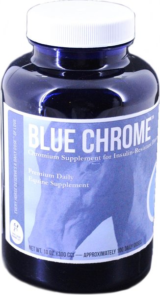 Daily Dose Equine Blue Chrome Insulin-Resistant Liquid Horse Supplement, 10-oz bottle slide 1 of 4