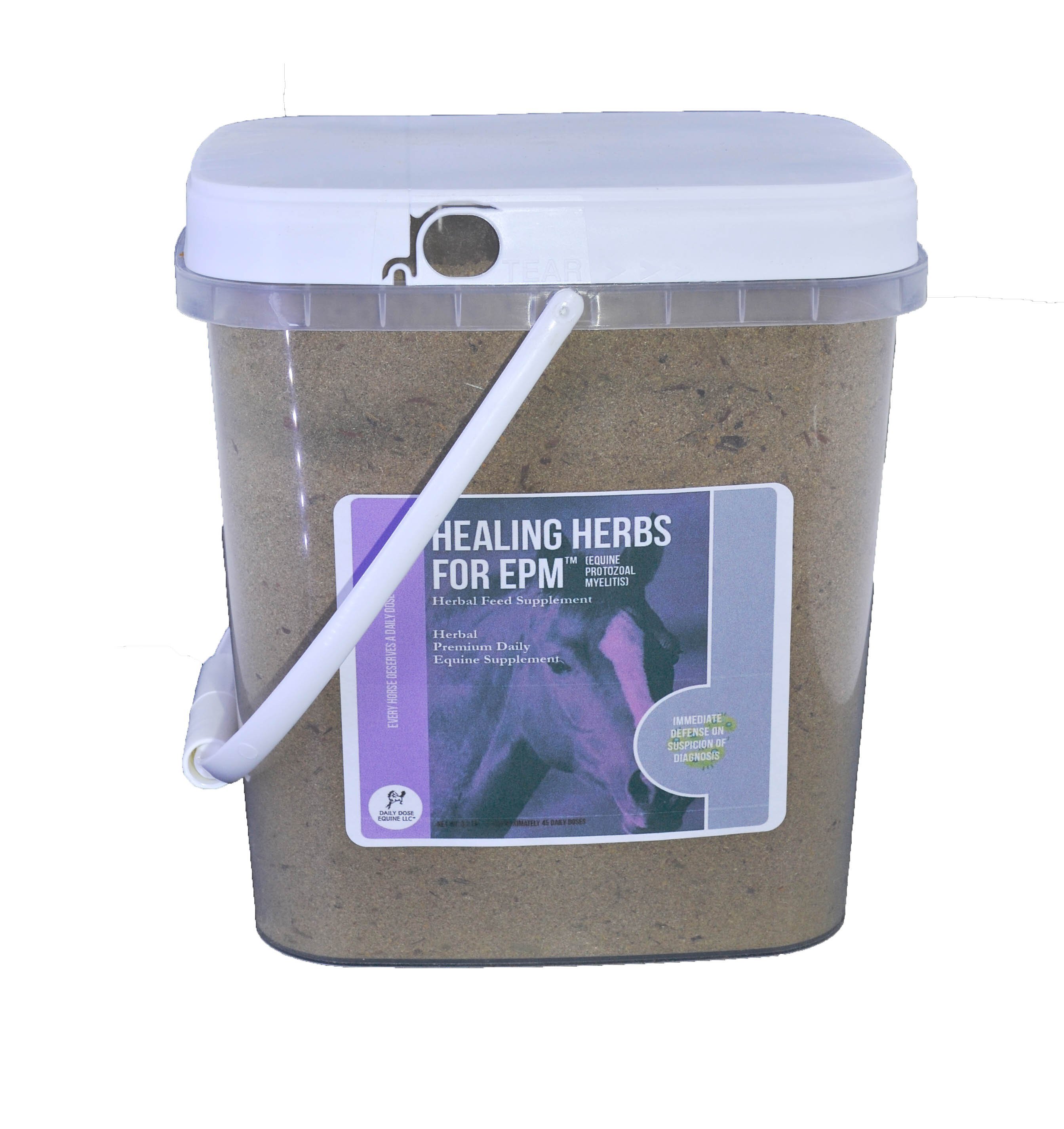 DAILY DOSE EQUINE Healing Herbs for EPM Powder Horse Supplement, 3.2lb