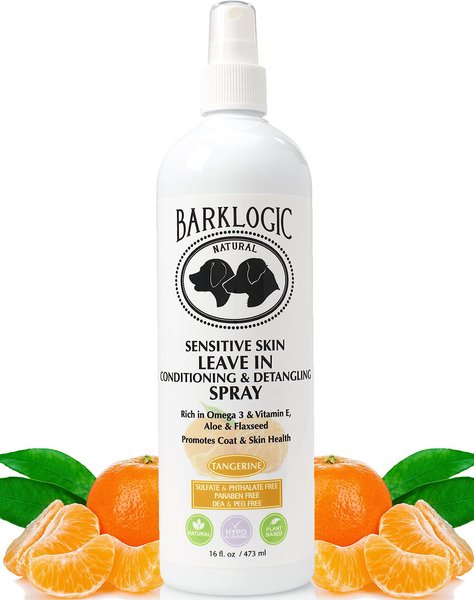 BarkLogic Sensitive Skin Leave-In Tangerine Dog Conditioning & Detangling Spray, 16-oz bottle slide 1 of 5
