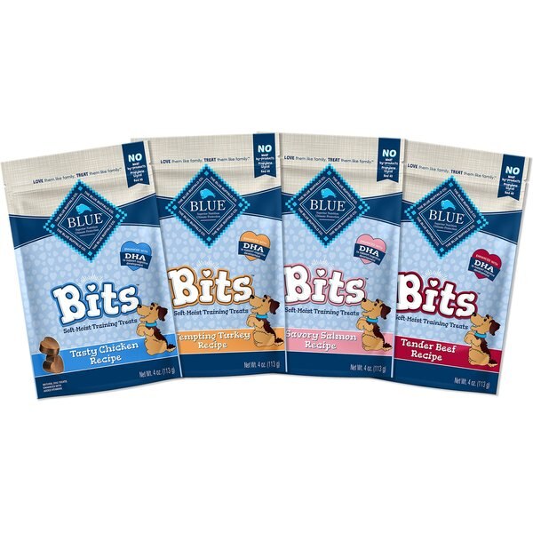 Blue Buffalo Blue Bits Banana & Peanut Butter Crunchy Training Dog Treats