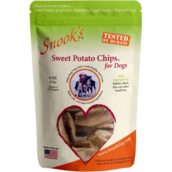 Fantastic Dog Chews Sweet Potato Chips Dog Treats, 8-oz bag