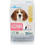 PET MAGASIN Washable Female Dog Diapers, Solid, Medium: 14 to 20-in ...