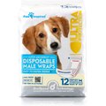 Paw Inspired Ultra Protection Disposable Belly Band Male Dog Wraps, Medium: 18 to 23.5-in waist, 12 count