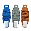 Paw Inspired Belly Band Male Dog Wrap Washable, X-Small: 10 to 14-in waist, 3 count