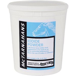 McTarnahans Iodide Powder Horse Supplement, 4-lb bucket