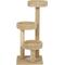 Show in main carousel: Frisco 50-in Real Carpet Solid Wood Cat Tree, Beige slide 3 of 6
