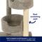 Show in main carousel: Frisco 65-in Real Carpet Solid Wood Cat Tree, Gray slide 5 of 8