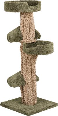 Show full view: Frisco 49-in Tree-Shaped Real Carpet Solid Wood Cat Tree slide 2 of 6
