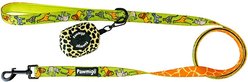 Pawmigo Wild Thing Polyester Dog Leash, 5-ft long, 3/4-in wide
