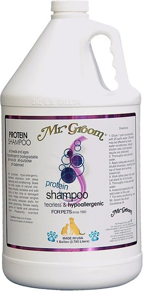 Mr. Groom Hypoallergenic & Tearless Protein Pet Shampoo, 1-gal bottle slide 1 of 1