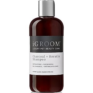 iGroom Charcoal & Keratin Dog Shampoo, 16-oz bottle