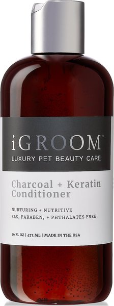 iGroom Charcoal & Keratin Dog Conditioner, 16-oz bottle slide 1 of 1