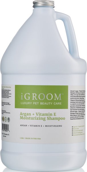iGroom Argan + Vitamin E Moisturizing Dog Shampoo, 1-gal bottle slide 1 of 1