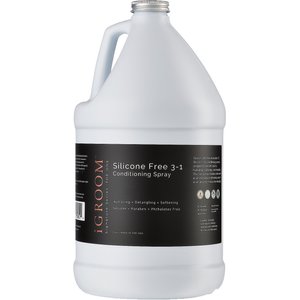 iGroom Silicone Free 3-1 Dog Conditioning Spray, 1-gal bottle