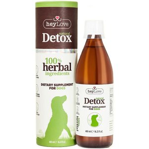 heyLove Natural Detox Dietary Dog Supplement, 16.23-oz bottle