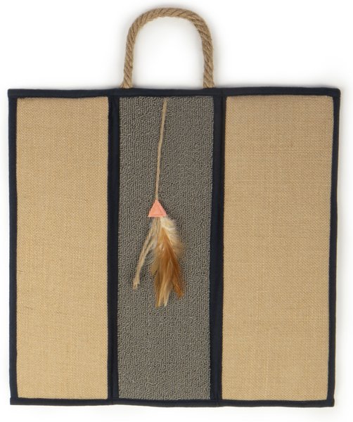 SmartyKat Clever Claws Triple Panel Folded Hanging Cat Scratch Mat slide 1 of 10