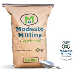 Modesto Milling Organic, Non-GMO & Non-Soy Scratch Chicken Treats, 50-lb bag