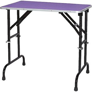 Master Equipment Adjustable Height Dog Grooming Table, Purple, 38-in