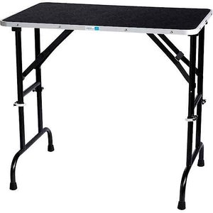 Master Equipment Adjustable Height Dog Grooming Table, Black, 48-in