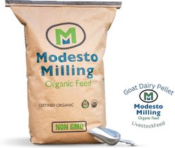 Modesto Milling Organic Dairy Pellet Goat Food, 50-lb bag