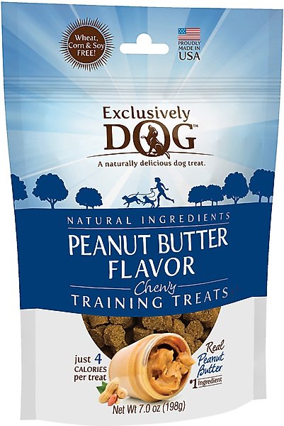 Exclusively Dog Peanut Butter Flavor Training Dog Treats, 7-oz bag slide 1 of 6