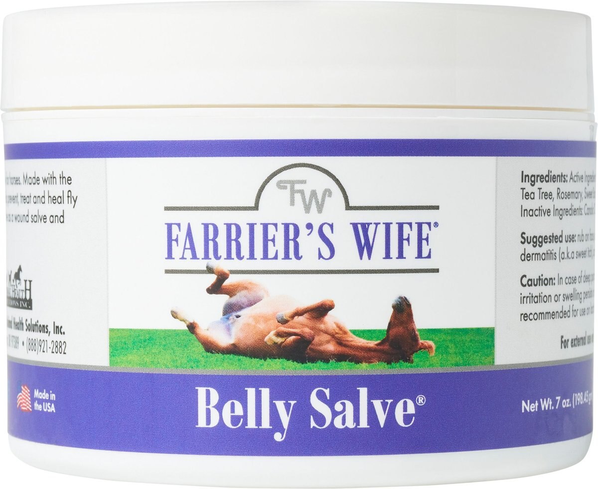 FARRIER'S WIFE Belly Salve Horse Wound Care & Skin Care Ointment, 7oz