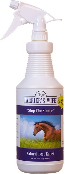 Farrier's Wife Stop the Stomp Natural Pest Repellant Horse Spray, 32-oz bottle slide 1 of 3