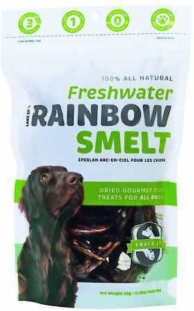 Snack 21 Treats Freshwater Rainbow Smelt Dog Treats, 1.76-oz bag slide 1 of 1