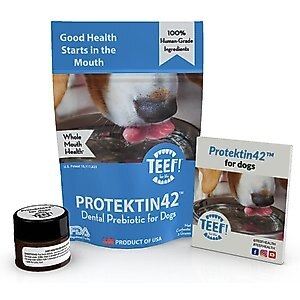 TEEF! Protektin42 Dental Prebiotic Dog Dental Water Additive, 30 count