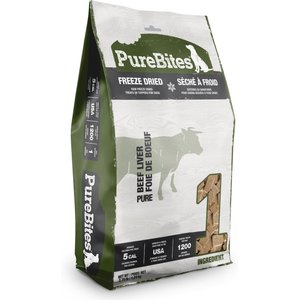 PureBites Beef Liver Dog Treats, 2.75-lb bag