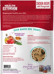 Health Extension Grain-Free Oven Baked Chicken Recipe with Pomegranate Dog Treats, 6-oz bag slide 2 of 4
