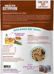 Health Extension Grain-Free OvenBaked Peanut Butter Recipe with Banana Dog Treats, 6-oz bag slide 2 of 4
