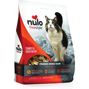 Nulo FreeStyle Turkey & Duck Recipe Freeze-Dried Raw Cat Food, 3.5-oz bag