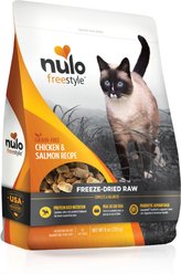 Nulo FreeStyle Chicken & Salmon Recipe Freeze-Dried Raw Cat Food, 8-oz bag