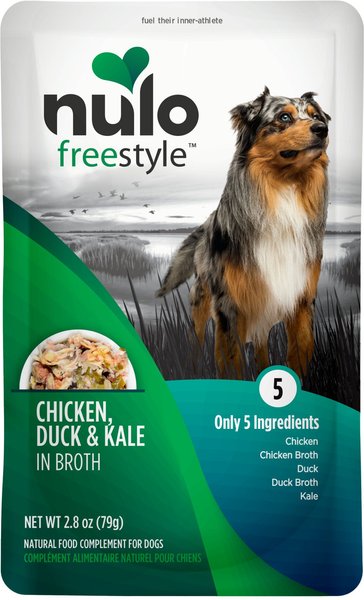 Nulo FreeStyle Chicken, Duck, & Kale in Broth Dog Food Topper