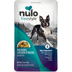 Nulo FreeStyle Lamb, Mackerel, & Kelp in Broth Dog Food Topper