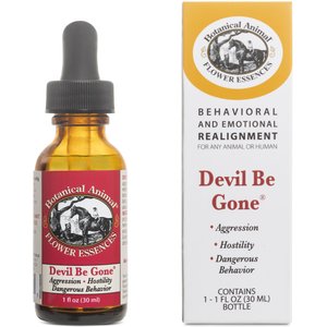 Botanical Animal Flower Essences Devil Be Gone Calming Pet Supplement, 1-oz bottle