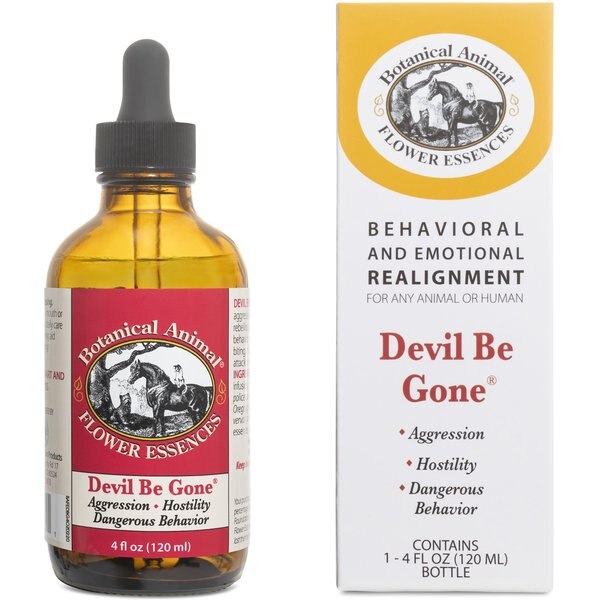 Botanical Animal Flower Essences Devil Be Gone Calming Pet Supplement