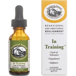 Botanical Animal Flower Essences In Training Calming Pet Supplement, 1-oz bottle