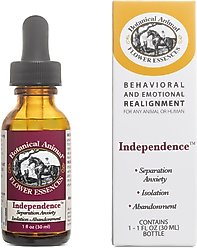 Botanical Animal Flower Essences Independence Calming Pet Supplement, 1-oz bottle